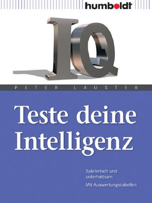cover image of Teste deine Intelligenz